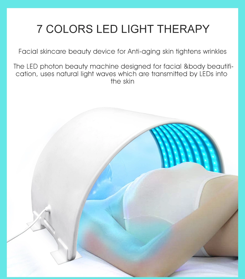 Hot Sale 7 Colors Acne Treatment Neck Body 7 Color PDT Photon LED Mask Device Skin Care Facial Machine LED Face Light Therapy