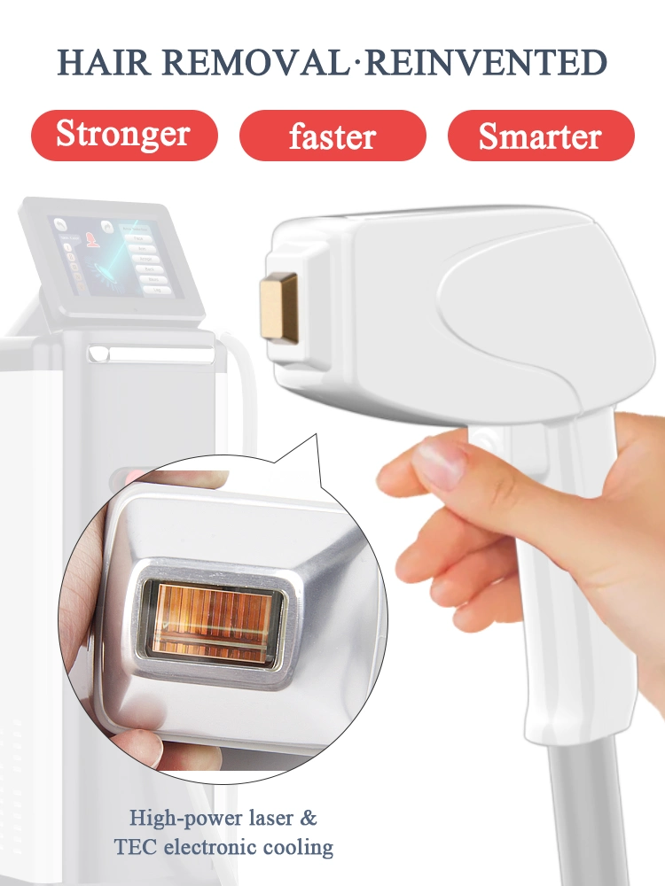 Triple Wavelength 755nm 808nm 1064nm Diode Laser Permanent Hair Remove Beauty Machine